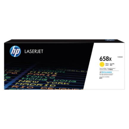 Toner HP LaserJet 658X Amarillo Alto Rendimiento