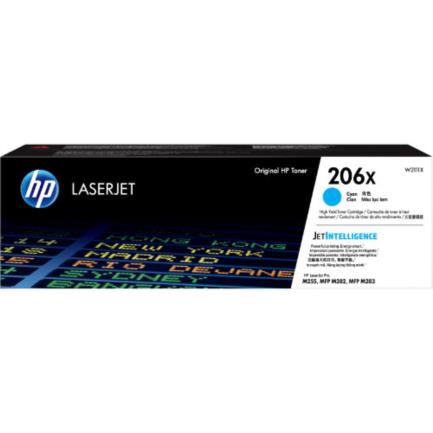 HP LaserJet 206X Cyan Color Toner.