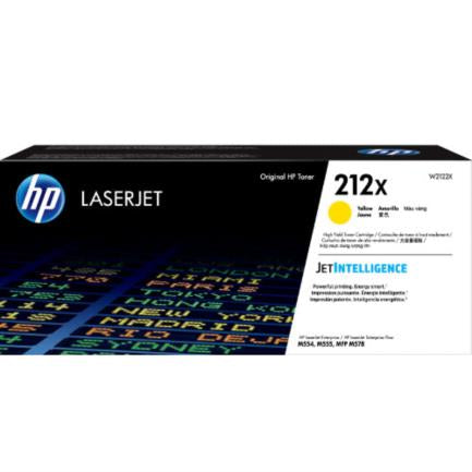 Tóner HP LaserJet 212X Alto Rendimiento Color Amarillo