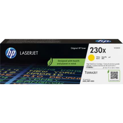 Tóner HP LaserJet 230X Color Amarillo