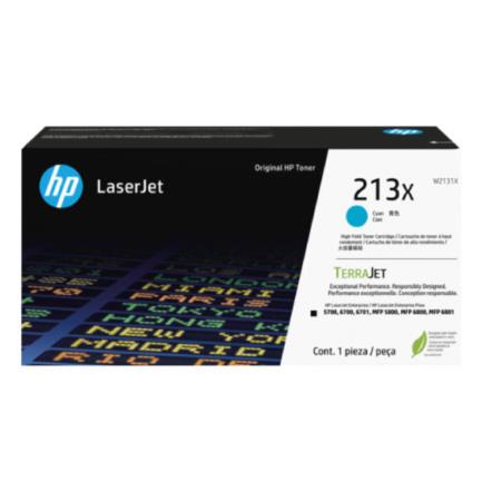 Tóner HP LaserJet 213X Color Cian