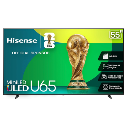 Hisense 55" U65QFM 4K Mini-LED Smart Fire TV