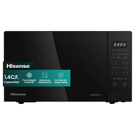 Hisense Inverter 1.4 cu.ft. Black Microwave Oven
