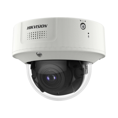 Domo IP 4 Megapixel / Lente Mot. 2.8 a 12 mm / 40 mts IR EXIR / 2 Analiticos Simultaneos / SSD Integrado 1 TB / DeepinView / 2 Micrófonos Integrados / IP67 / IK10 / H.265+ / WDR 150 dB / Captura Facial / Búsqueda por Atributos