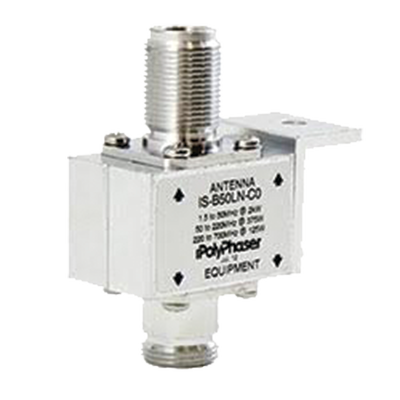 Protector Coaxial RF / 125-1000 MHz / 50 Ω / Conectores N Hembra / Bloqueo DC