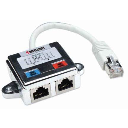 Intellinet RJ45 Modular Distributor 1x2 Cat5e