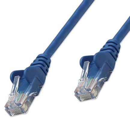 Intellinet 1.0m (3.0ft) Cat 5e UTP Blue Patch Cable