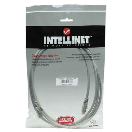 Intellinet Network Cable Cat5e UTP RJ45 M-M 7.5m Grey