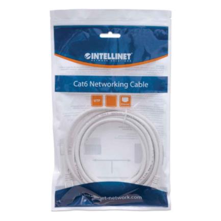 Intellinet Network Cable Cat6 UTP RJ45 M-M 1m White