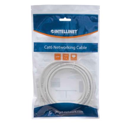 Intellinet Network Cable Cat6 UTP RJ45 M-M 3m White