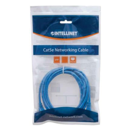 Cable Intellinet Red Cat6 UTP RJ45 M-M 5m Color Azul