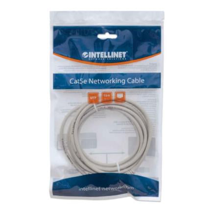Intellinet Network Cable Cat6 UTP RJ45 M-M 7.5m Grey