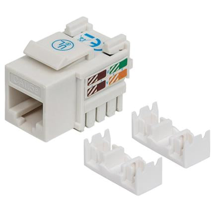 Jack Intellinet Cat 5e de Impacto(Keystone) Color Blanco