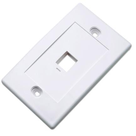 Tapa Intellinet para Caja 1 Perforación Color Blanco