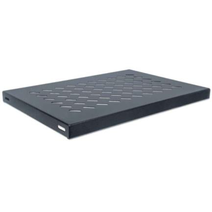 Intellinet 19" 1U Fixed Vented Cabinet Shelf 35cm 50kg Black
