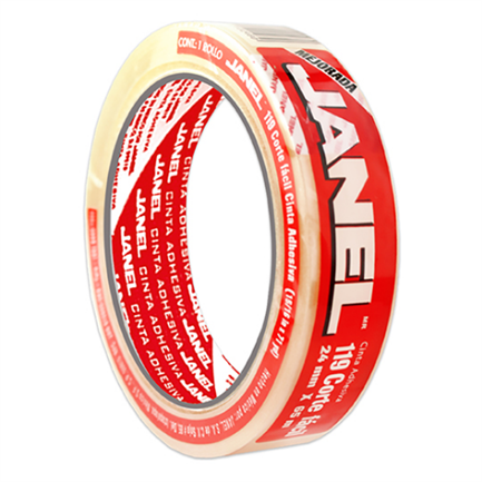 JANEL ADHESIVE TAPE 119 24X65 TRANSPARENT