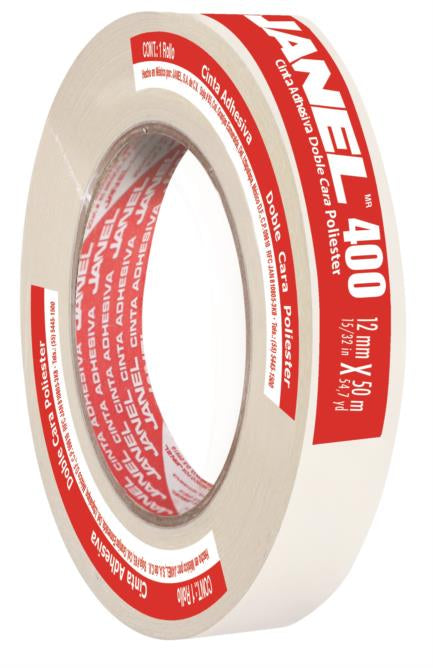 JANEL DOUBLE LAYER TAPE 12X50 MTS POLYESTER PC