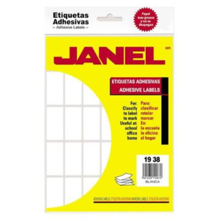 Janel Classic School Adhesive Labels No. 23 19x38mm Pack of 630