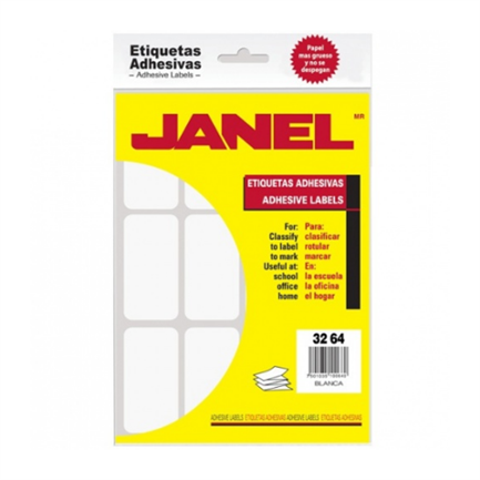 ADHESIVE JANEL LABEL 32X64 P/240 #24