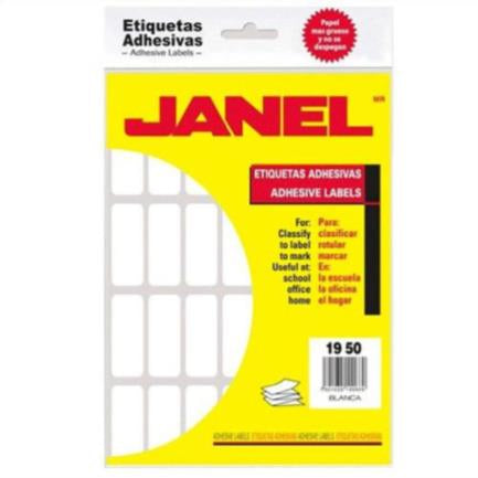 Janel Classic School Adhesive Labels No. 15 19x50mm Pack of 504