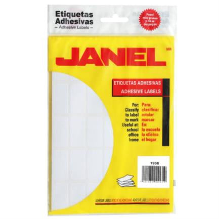 Janel Classic Self-Adhesive School Labels No. 19 50x50mm Pack of 168