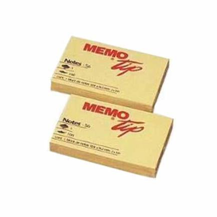 JANEL MEMO TIP 2X3 YELLOW STICKY NOTES 100 SHEETS P/12