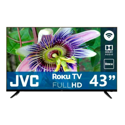 JVC 43" Smart TV Roku FHD SI43FRF Frameless TV