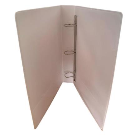 Kyma Panoramic Vinyl Folder Legal Size 1 1/2" D-Ring White