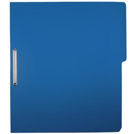 Kyma Pressboard Folder with Fastener, 8cm, Letter Size, Dark Blue, Pack of 5