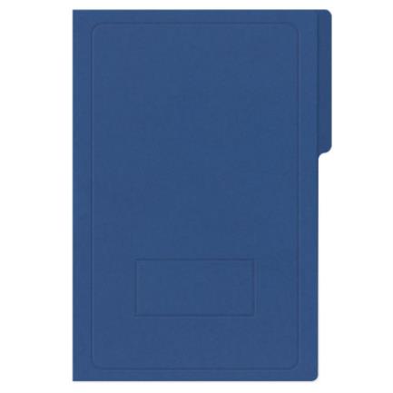 Kyma Pressboard Folder with Fastener, 8cm, Legal Size, Dark Blue, Pack of 3