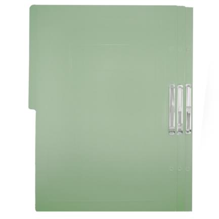 Kyma Pressboard Folder with Fastener 8cm, Legal Size, Light Green, Pack of 3