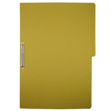 Kyma Pressboard Folder with Fastener, 8cm, Legal Size, Yellow, Pack of 3