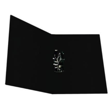 Kyma Pressboard Lever Arch File Legal Size Black