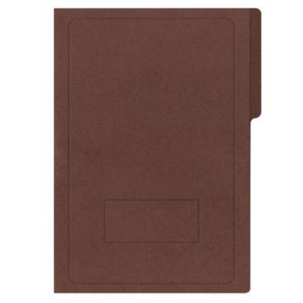 Kyma Pressboard Folder with Fastener, 8cm, Legal Size, Brown, Pack of 3