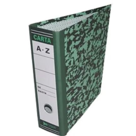 Kyma Letter Size Marbled Green Lever Arch File