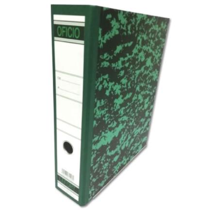 Kyma Legal Size Marbled Green Lever Arch File