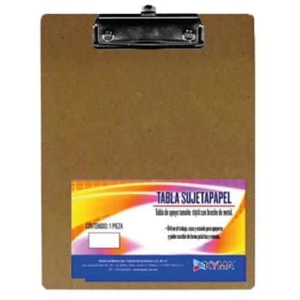 Kyma Wooden (Macocel) Clipboard, Note Size with Clip Fastener