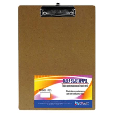 Kyma Wooden (Macocel) Clipboard, Letter Size with Clip Fastener