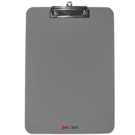 Kyma Acrylic Letter Size Clipboard with Clip, Smoke