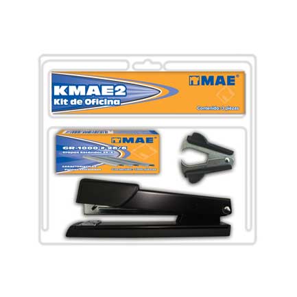 MAE FULL STRIP METAL STAPLER (INCL. REMOVER & STAPLES)