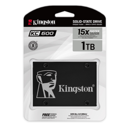 Unidad de Estado Sólido SSD Kingston 1024 GB SKC600 SATA3 2.5"
