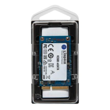 Kingston KC600 512GB MSATA3 3D TLC NAND SSD Solid State Drive