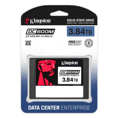 Kingston 3840 GB DC600M SATA Enterprise 2.5" Mixed-Use SSD Solid State Drive