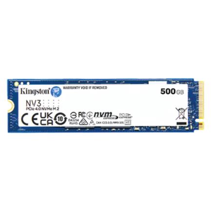 Kingston SNV3S NVMe 500GB PCI Express 4.0 M.2 SSD Solid State Drive
