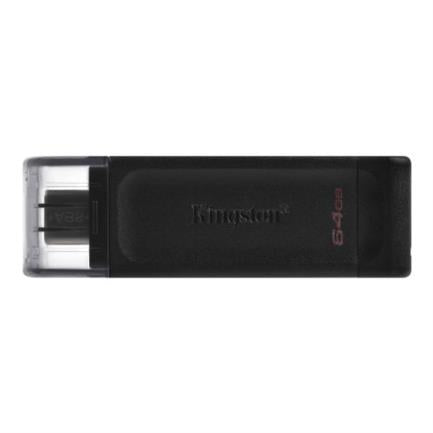 Kingston DataTraveler 70 64GB USB-C Black USB Flash Drive
