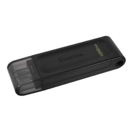 Kingston DataTraveler 70 128GB USB-C USB Flash Drive Black