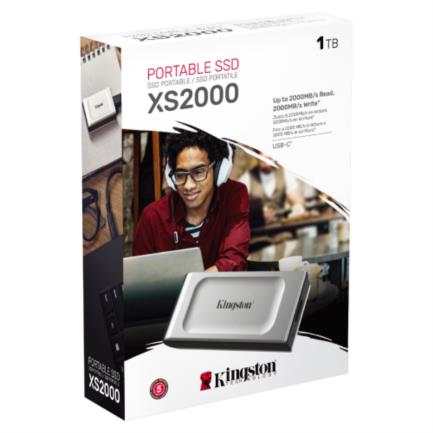 Unidad de Estado Sólido SSD Kingston XS2000 Externo 1000GB USB-C