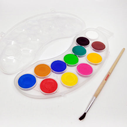 MINI KORES WATERCOLOR SET 12 PANS WITH BRUSH