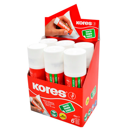 Kores Glue Stick 40 GR Pack of 6