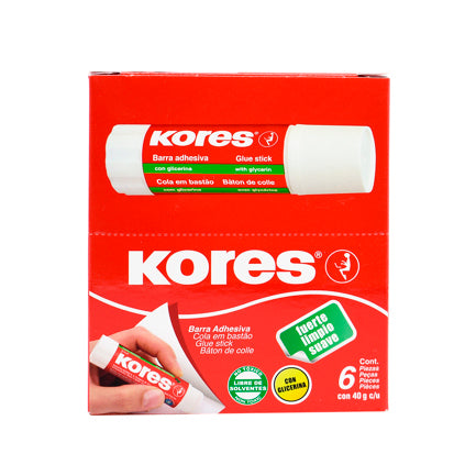 Kores Glue Stick 40 GR Pack of 6